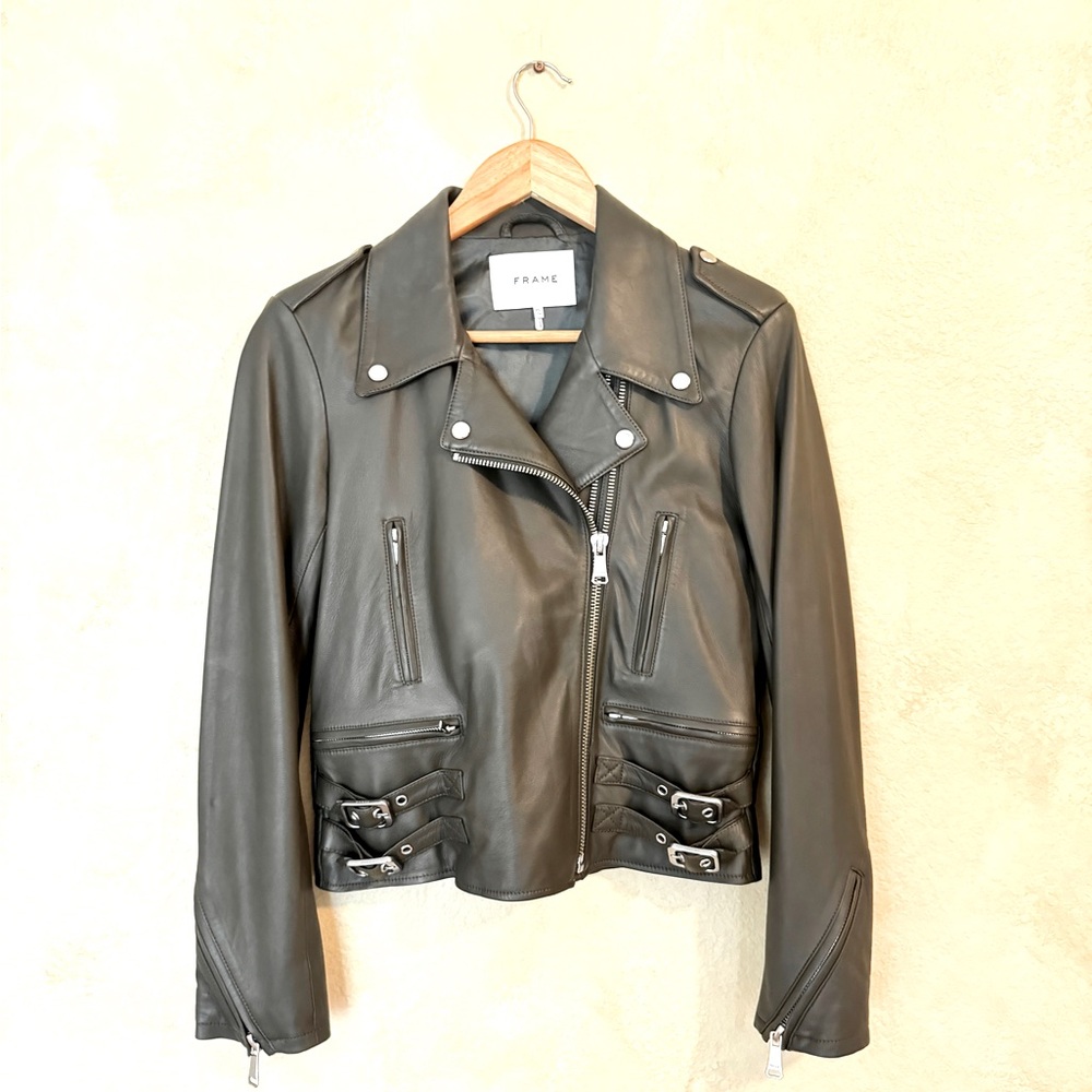 Frame 100% Lamb Leather Jacket
